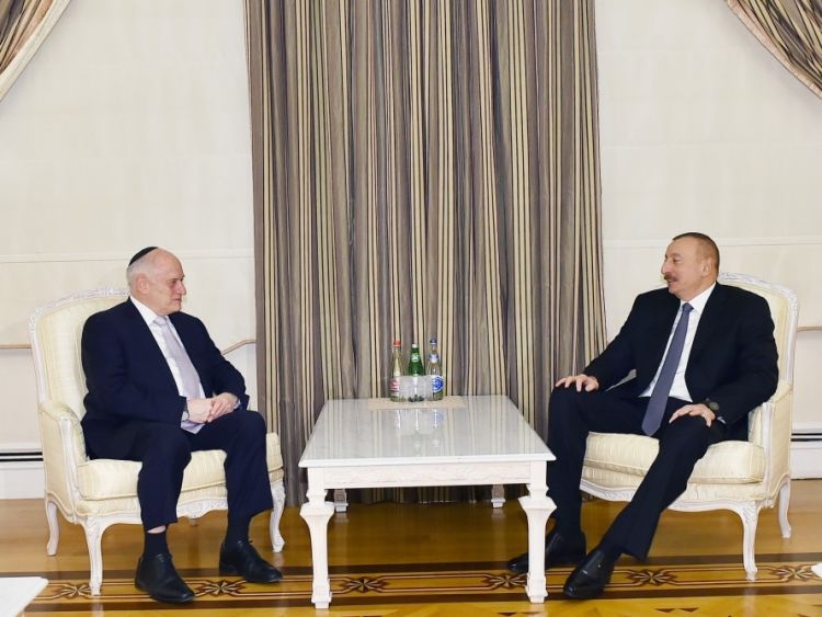 انتخاب رئیس جمهور باکو به عنوان مدیر اجرایی نشست سران مجامع یهودیان آمریکا