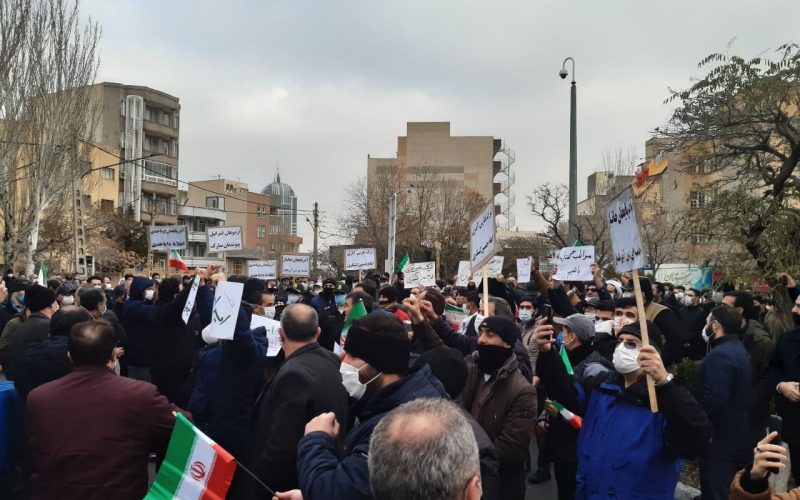تجمع اعتراضی مردم تبریز در دفاع از کیان ایران و همبستگی ملّی
