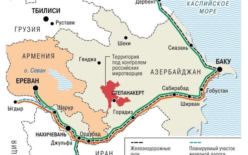 نقشه زمینی توافقات سه جانبه مسکو