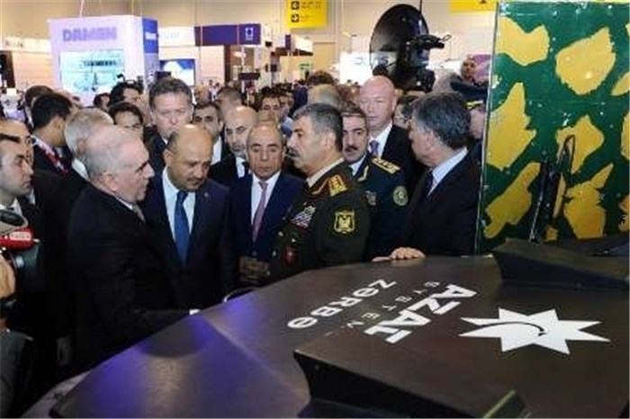 حضور گسترده اسرائیل، ترکیه و روسیه در نمایشگاه تسلیحاتی باکو